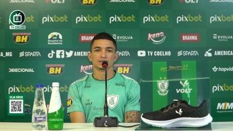 As palavras de Marlon sobre a atualidade do América Mineiro.AFP