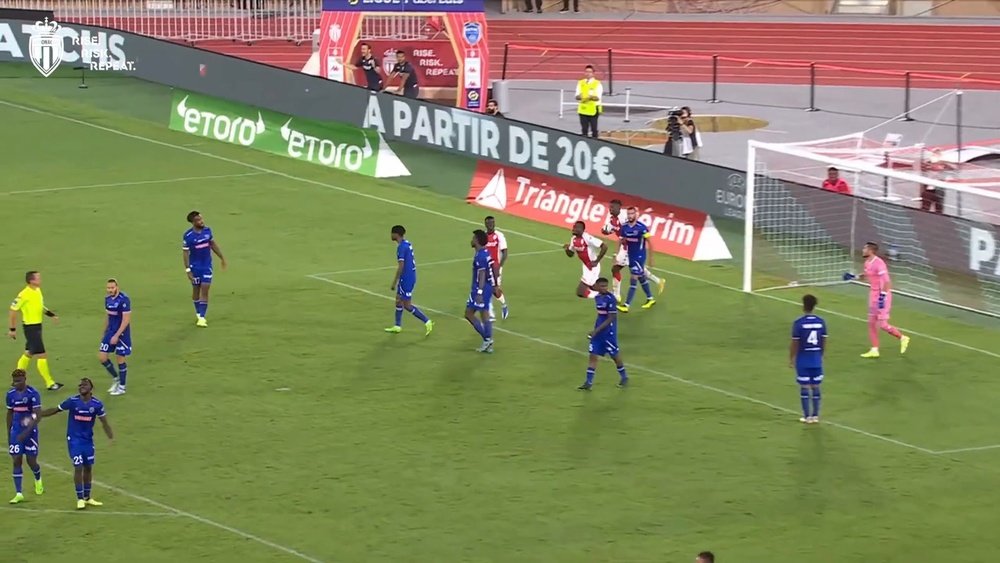 Le premier but de Youssouf Fofana en Ligue 1. DUGOUT