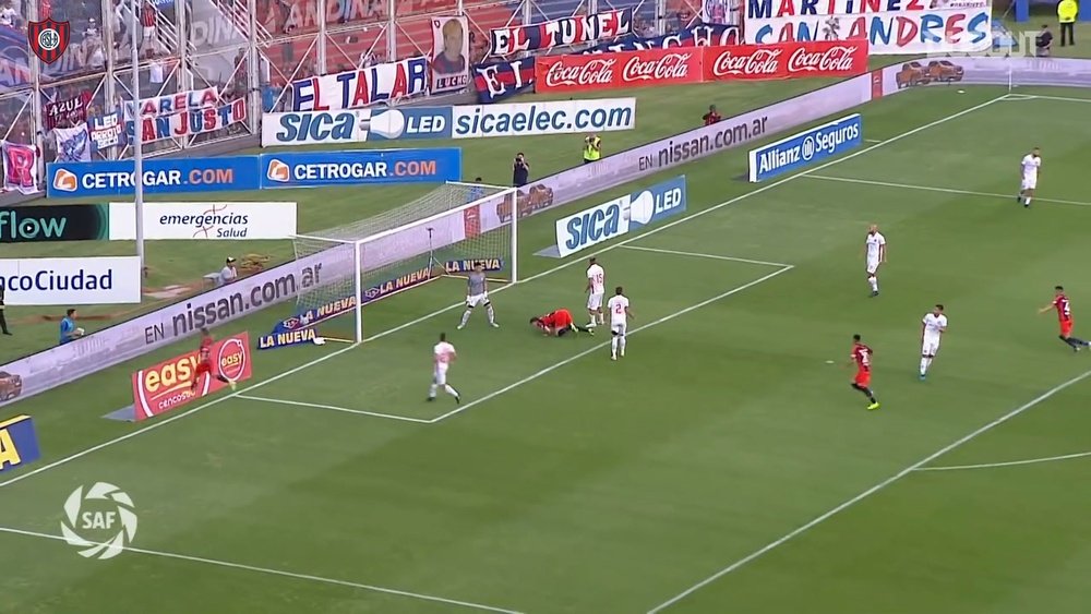 Adolfo Gaich goals with San Lorenzo. DUGOUT