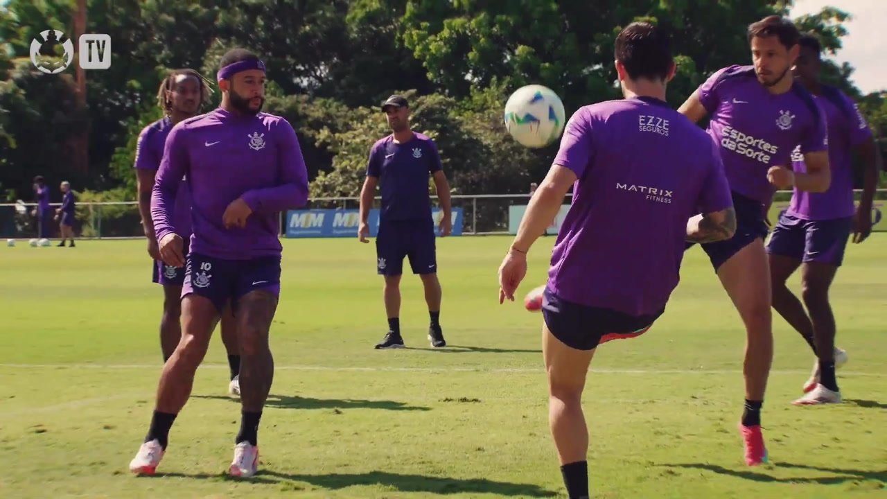 Em Minas Gerais, o Timão finalizou o treino preparatório em Minas para a última rodada da fase de grupos da CONMEBOL Sudamericana, contra o Huracán.