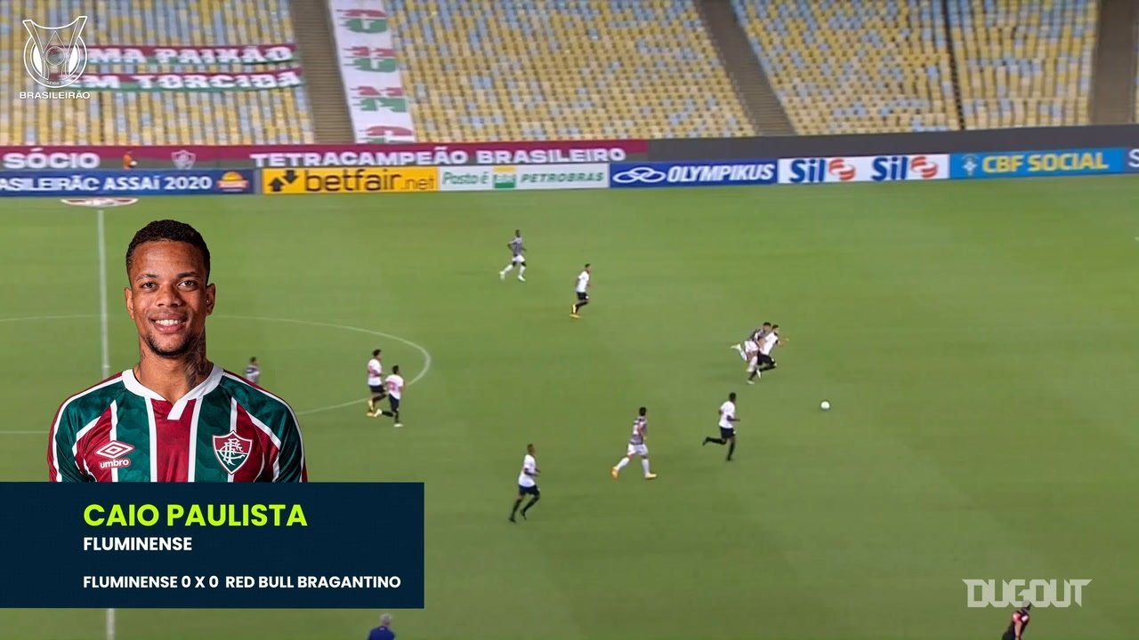 Caio Paulista showed off some lovely skills in Fluminense's draw with Bragantino. DUGOUT