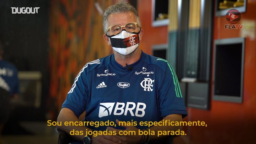 Jordi Guerrero, auxiliar de Domènec Torrent no Flamengo. DUGOUT