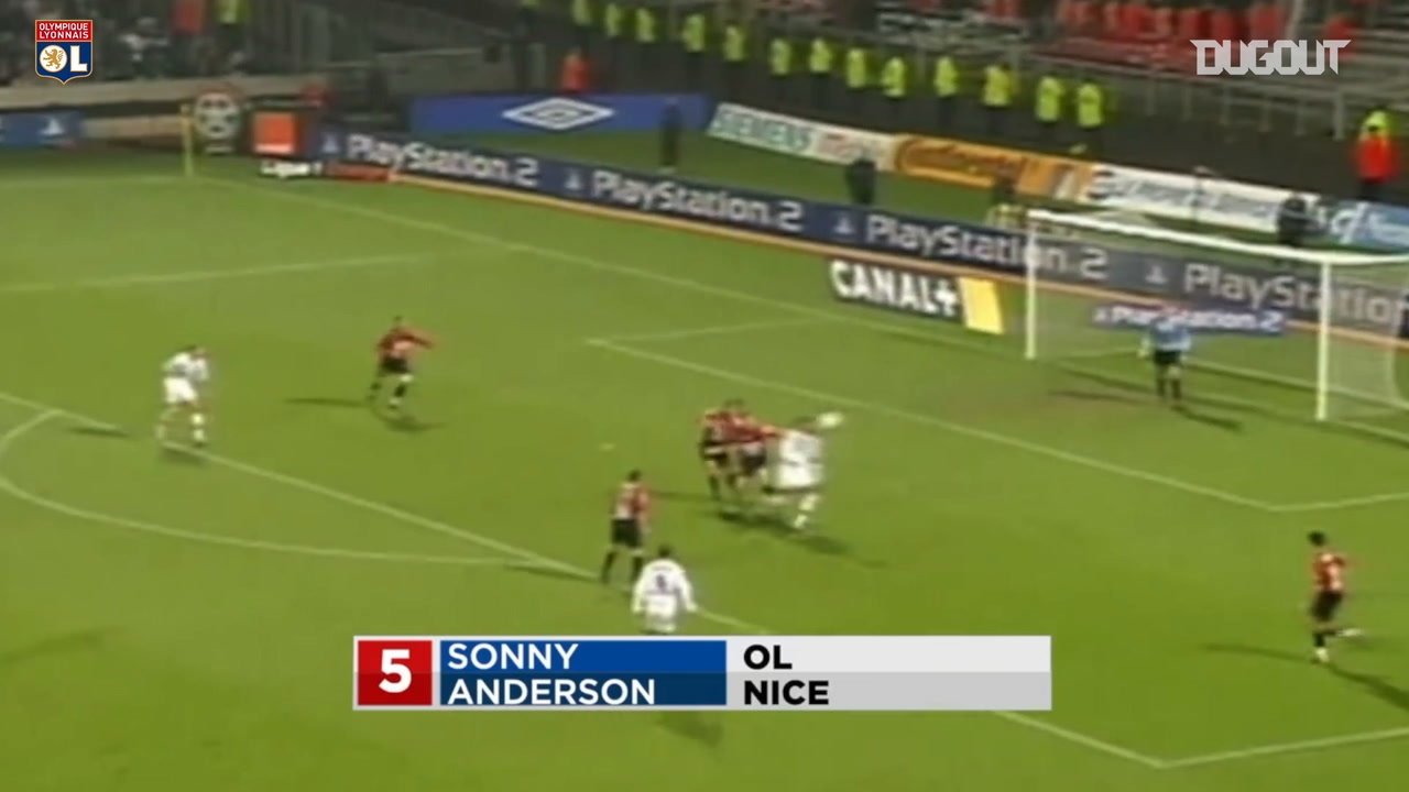 VIDEO: Sonny Anderson's TOP 5 goals at Lyon. DUGOUT