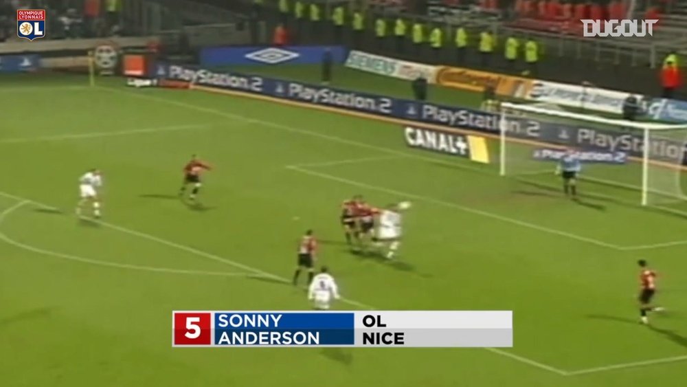 VIDEO: Sonny Anderson's TOP 5 goals at Lyon. DUGOUT