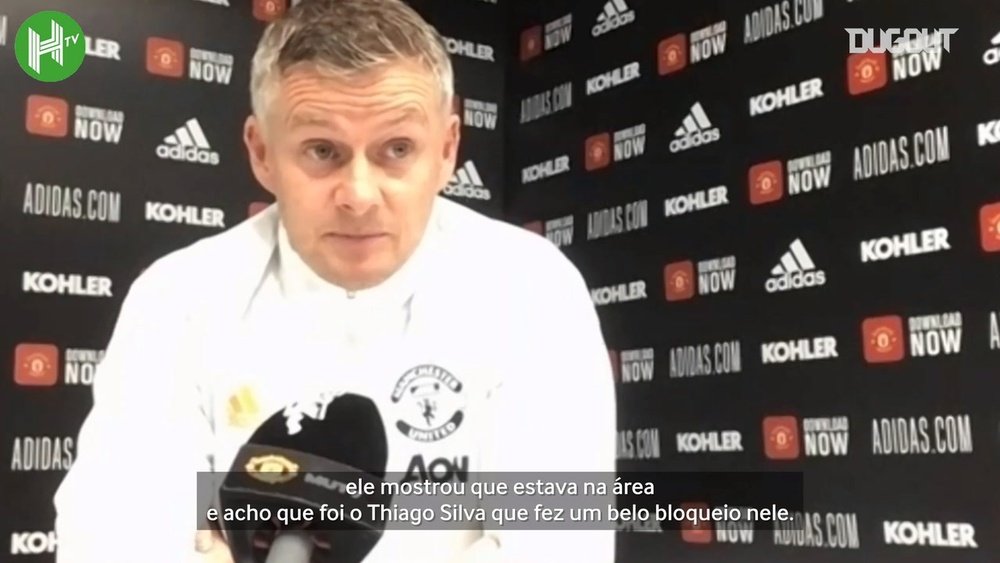 Técnico do Manchester United fala sobre Cavani. DUGOUT