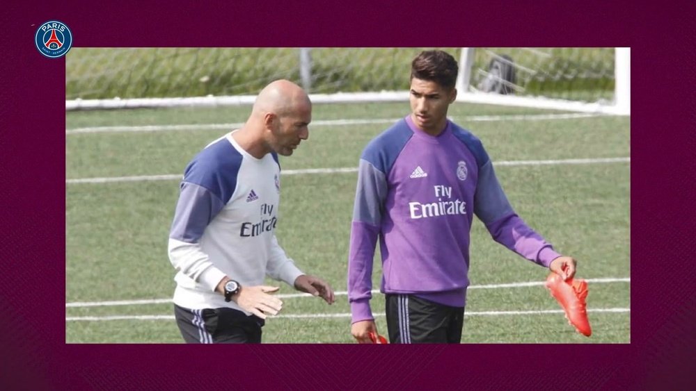 Achraf guarda una gran amistad con Zidane. DUGOUT