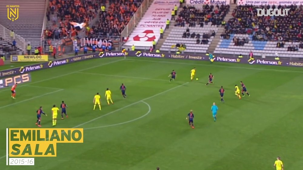 Top 5 des buts de Nantes contre Lorient. Dugout