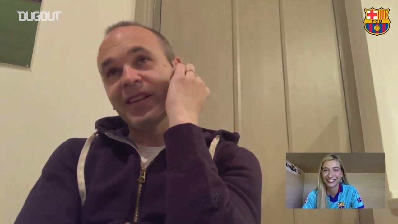 Andres Iniesta talks about his Barcelona memories. DUGOUT