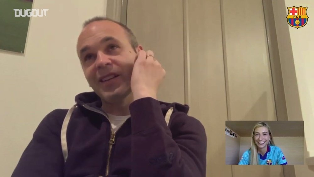 Andres Iniesta talks about his Barcelona memories. DUGOUT