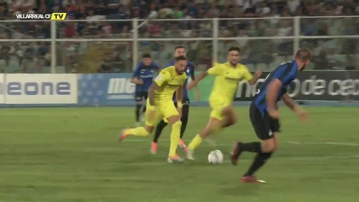 VÍDEOS: Pedraza, Coquelin y Jackson firmaron el 2-4 del Villarreal ante el Inter