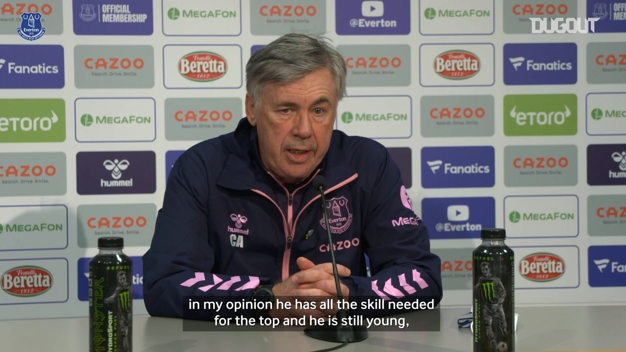 VIDEO: Ancelotti: 'Richarlison has all the skills to be at the top level'