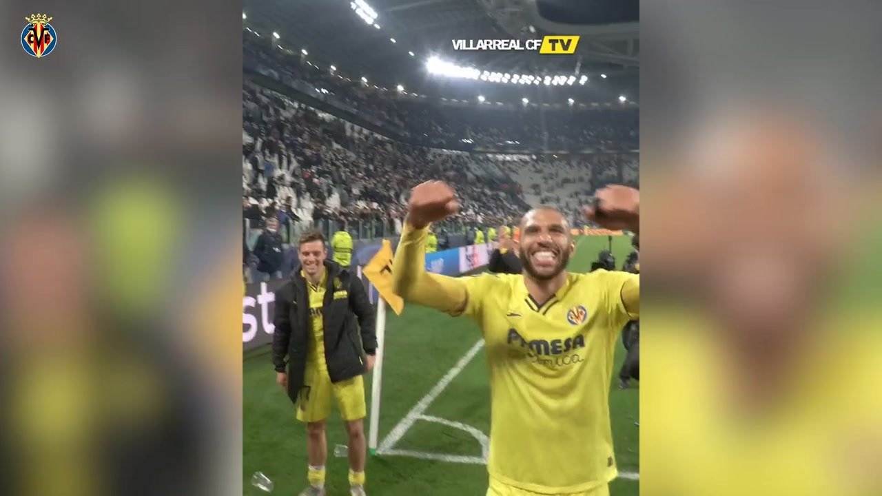 VIDEO: Villarreal players and fans celebrate their progress to the quarter-finals