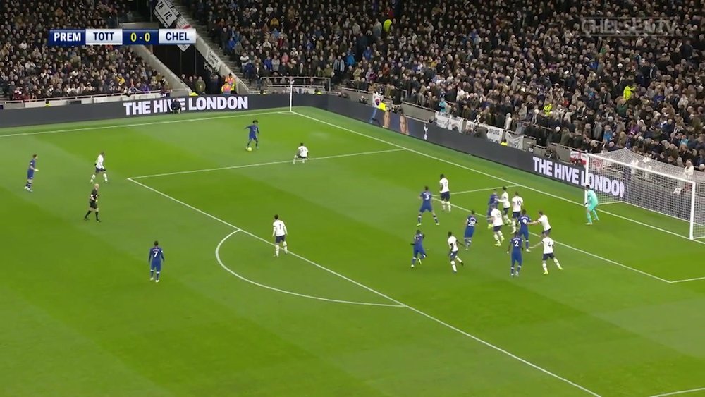 Les derniers buts de Chelsea à Tottenham. dugout