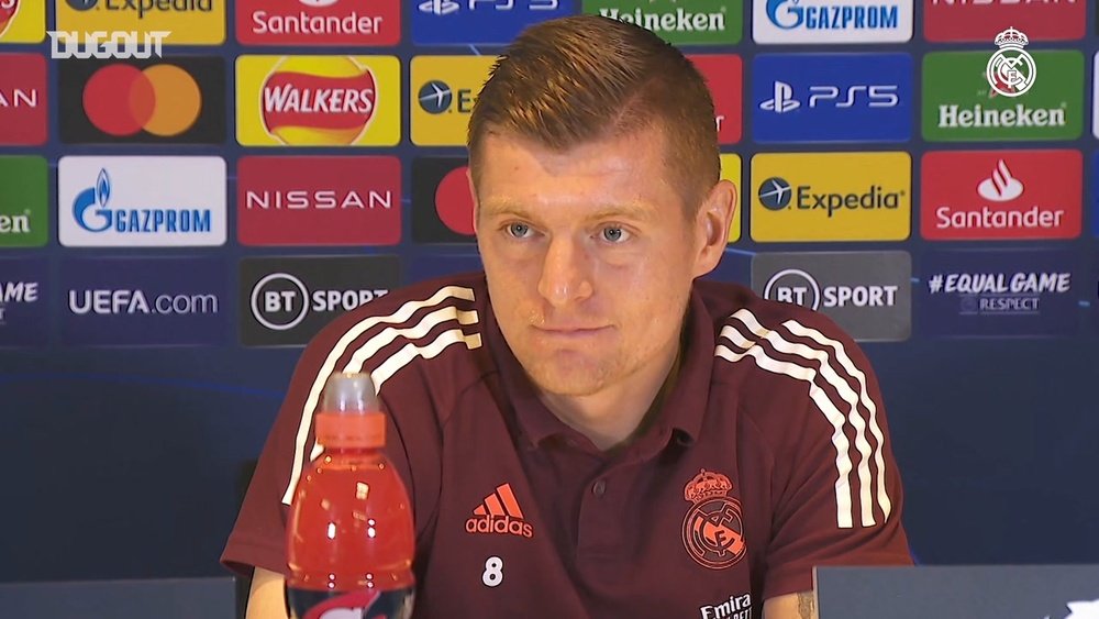 Toni Kroos spoke ahead of Real Madrid's match with Chelsea. DUGOUT