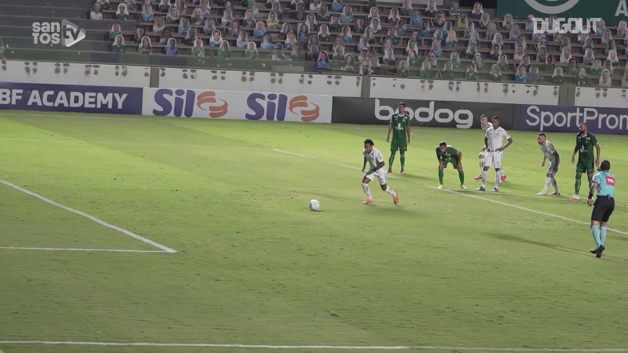 VIDEO: Santos beat Goiás at Serrinha Stadium