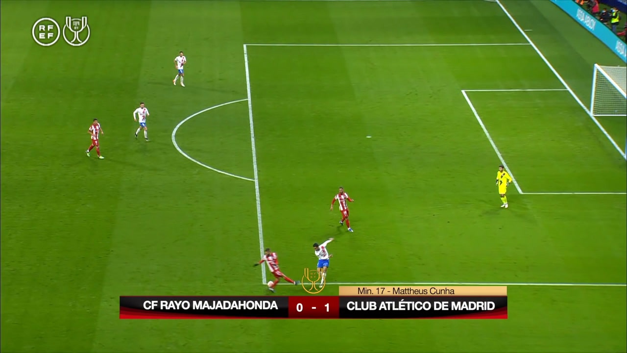 ï»¿VIDEO: Matheus Cunhaâ€™s controversial opener in win at Rayo Majadahonda
