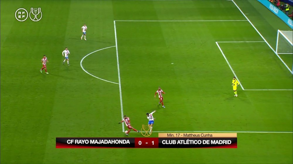 A clearly offside goal saw Atletico Madrid open the scoring v Majadahonda. DUGOUT