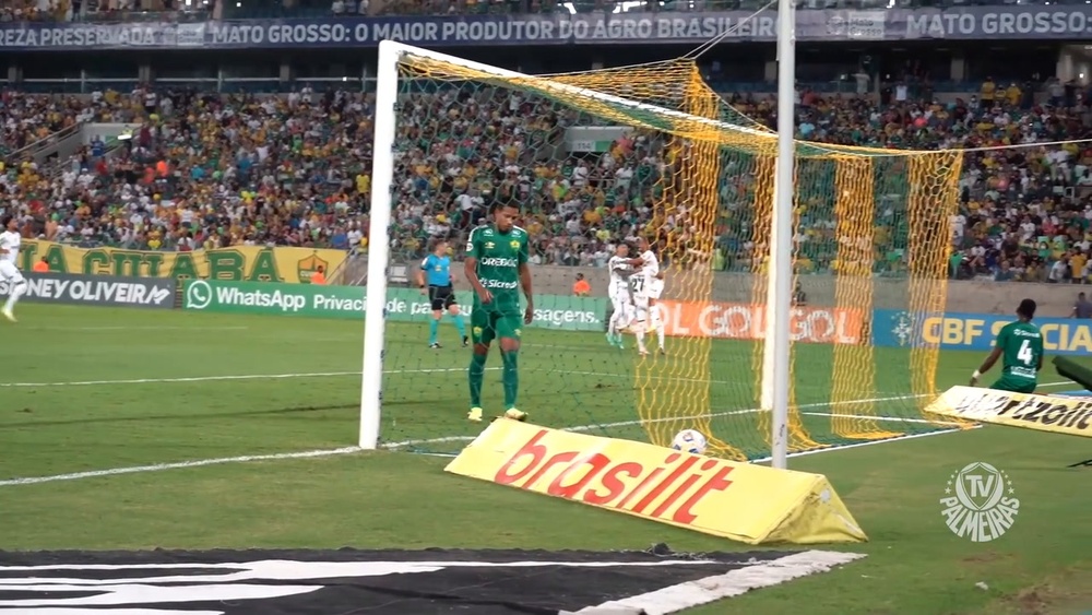 Verón faz golaço, e Palmeiras bate o Cuiabá na Arena Pantanal. DUGOUT