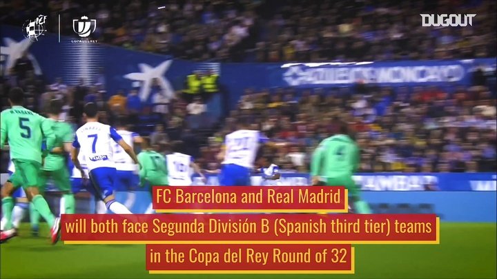 VIDEO: Barcelona and Real Madrid’s third tier Copa del Rey rivals