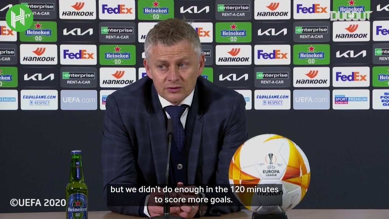 Solskjaer admitted United's season was unsuccessful. DUGOUT
