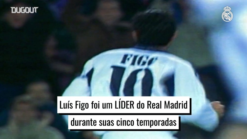 Figo chegou ao Real Madrid em 2000. DUGOUT