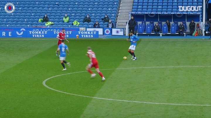 VIDEO: Ryan Kent's magnificent long-range goal vs Aberdeen