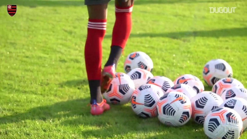 Flamengo face Velez Sarsfield in the Copa Libertadores on Friday. DUGOUT