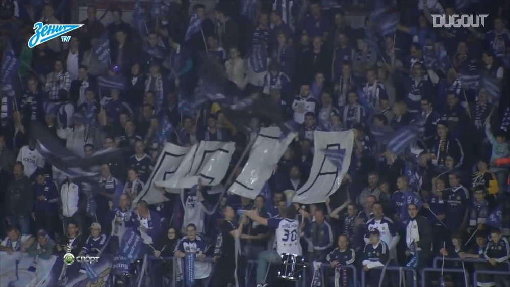 Zenit got a comfortable away win over Anderlecht back in 2010. DUGOUT