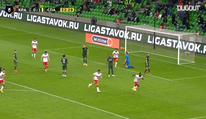 VIDEO: Victor Moses' debut goal with Spartak