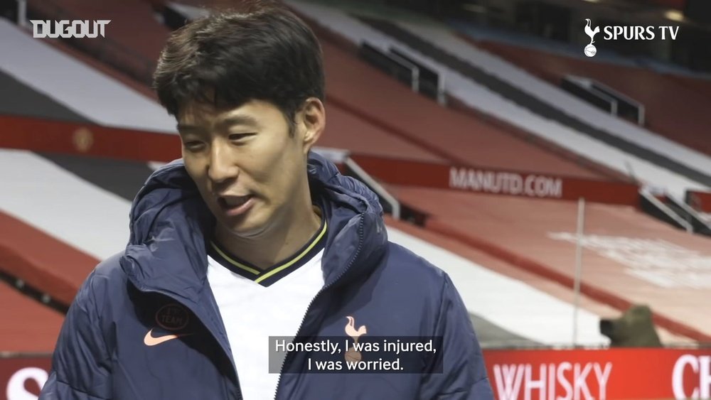 Heung-Min Son on Old Trafford victory and Kane partnership. DUGOUT