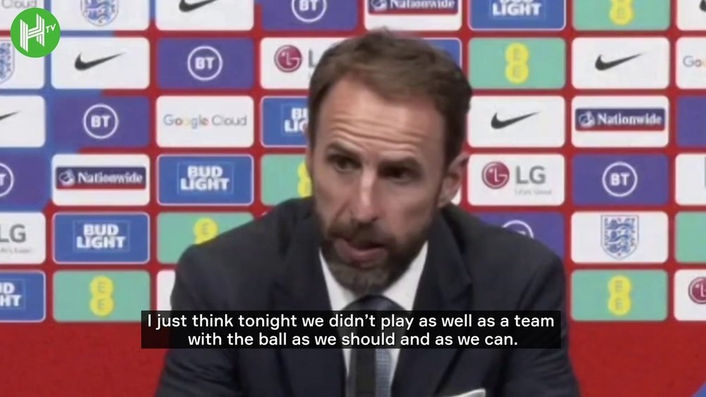 Gareth Southgate explained why he took off Harry Kane. AFP