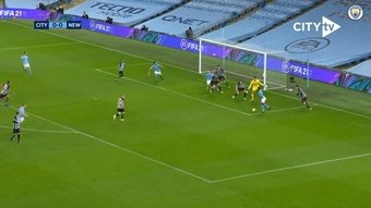 Man City got a 2-0 victory over Newcastle back in 2020. DUGOUT