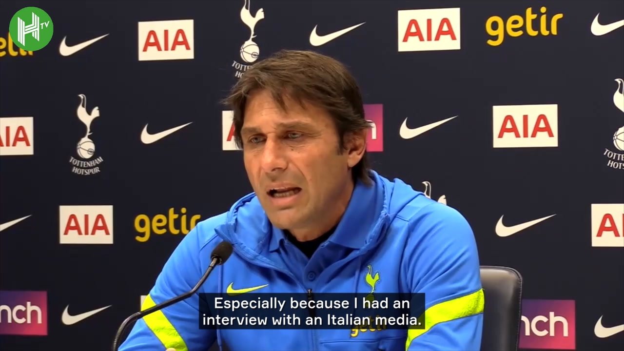 VIDEO: Conte on his position and Tottenham’s ambitions