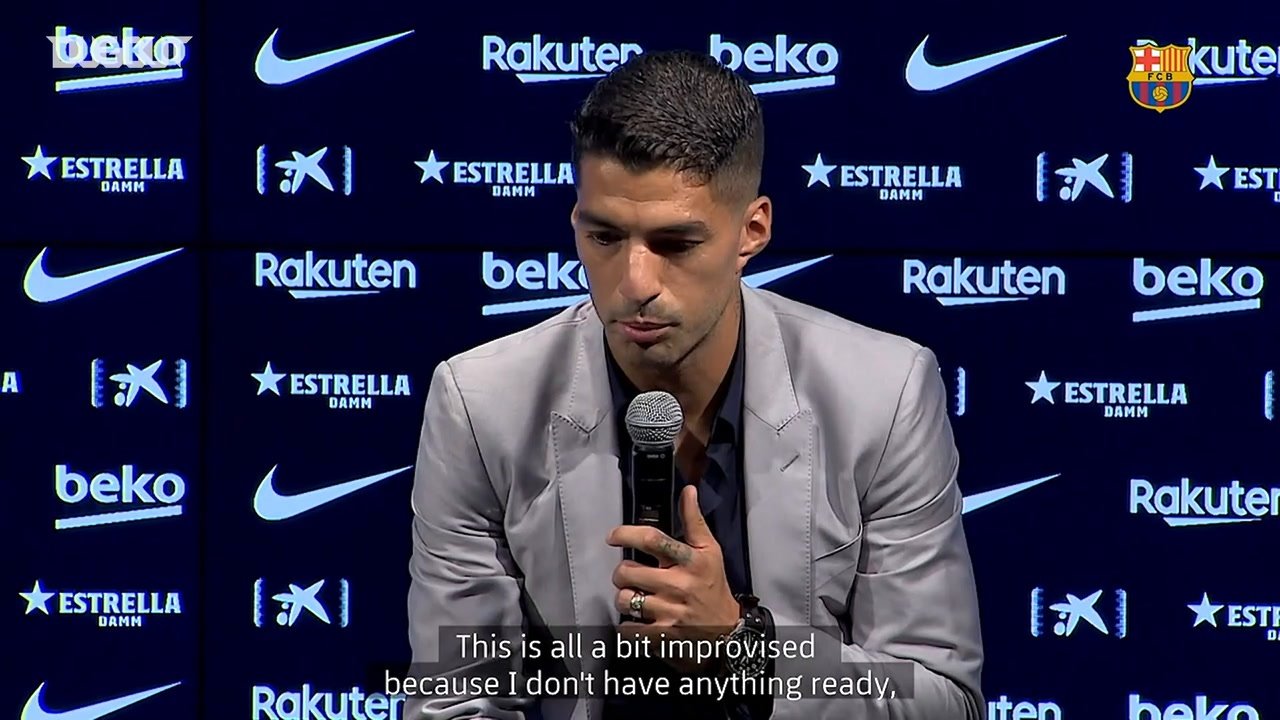 Suárez was overcome with emotion. DUGOUT