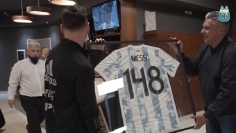 Messi, record di presenze con l'Argentina. Dugout