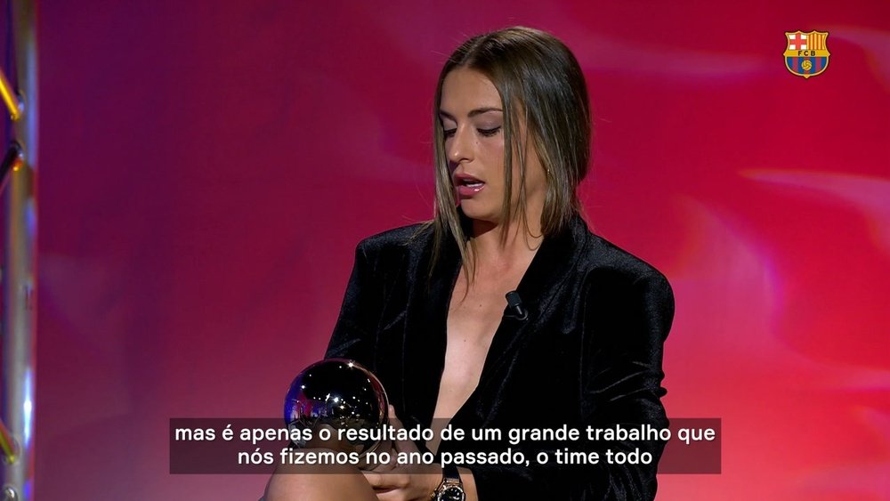 Putellas fala sobre o The Best conquistado. DUGOUT