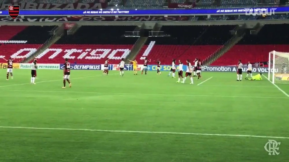 Pedro netted twice in 3-0 win for Flamengo over Sport Recife. DUGOUT