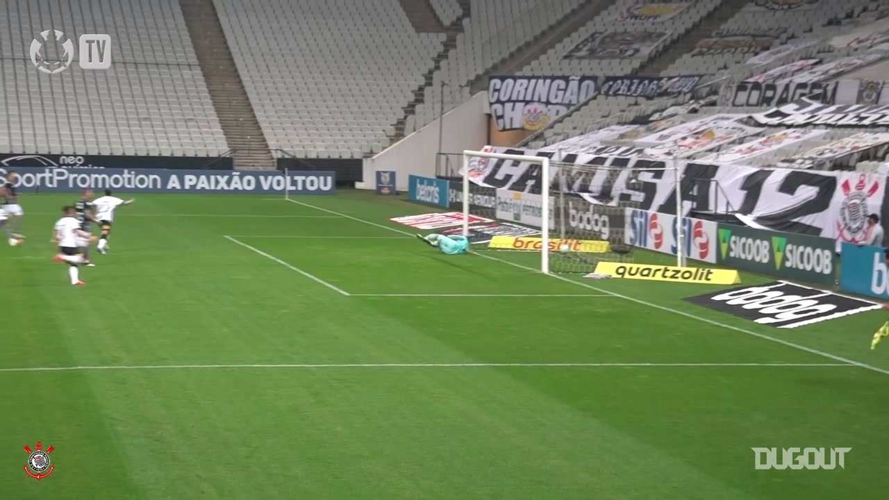VÍDEO: os gols do Corinthians no empate com o Botafogo