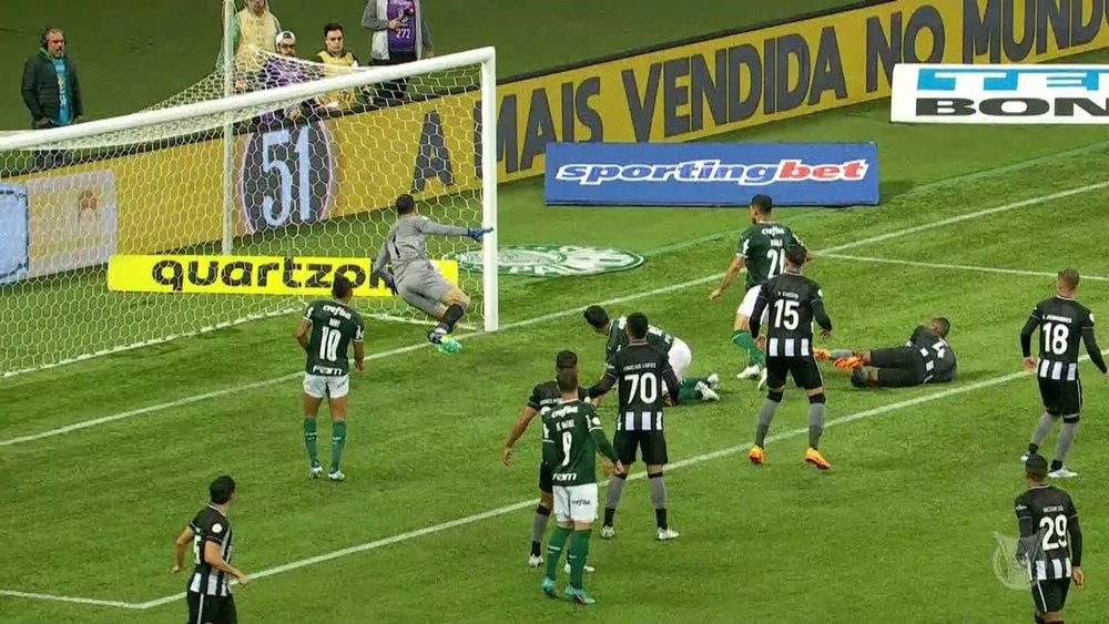 Palmeiras got a 4-0 victory over Botafogo in the Brasileirao. DUGOUT