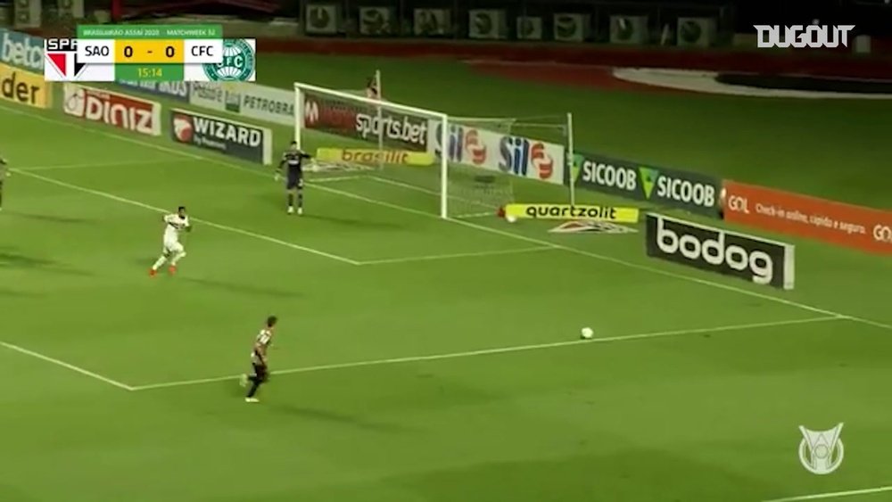 Sao Paulo took the lead, but had to settle for a point v Coritiba. DUGOUT