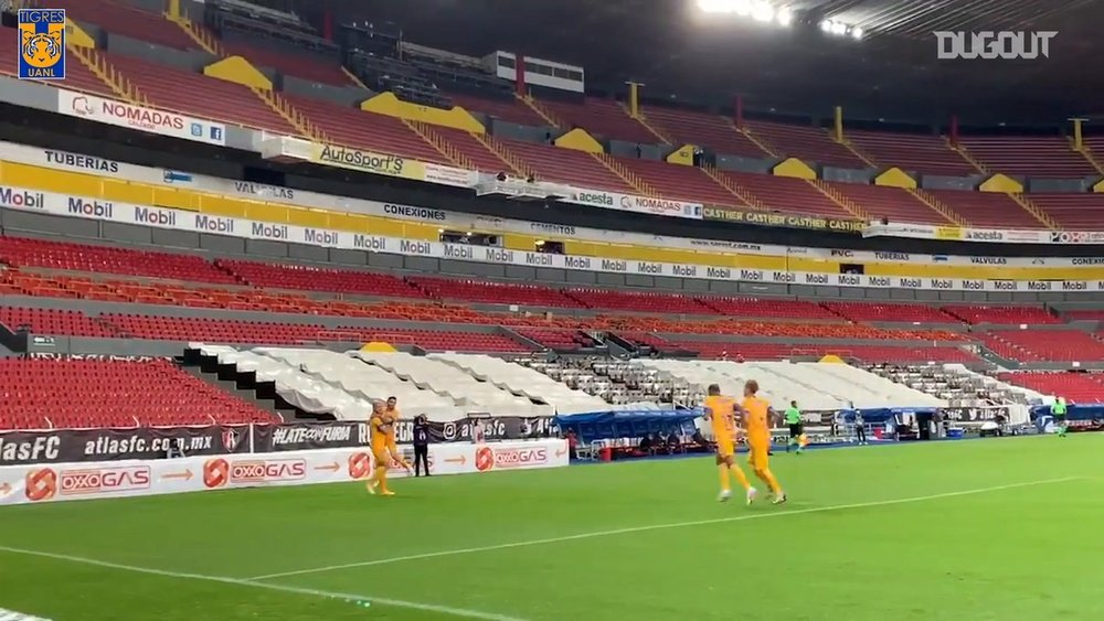 Tigres were beaten 0-2 at Atlas in the Liga MX. DUGOUT