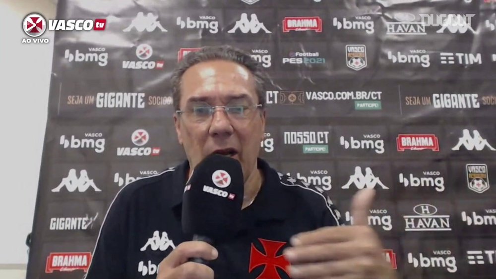 Técnico do Vasco falou após o empate com o Corinthians. DUGOUT