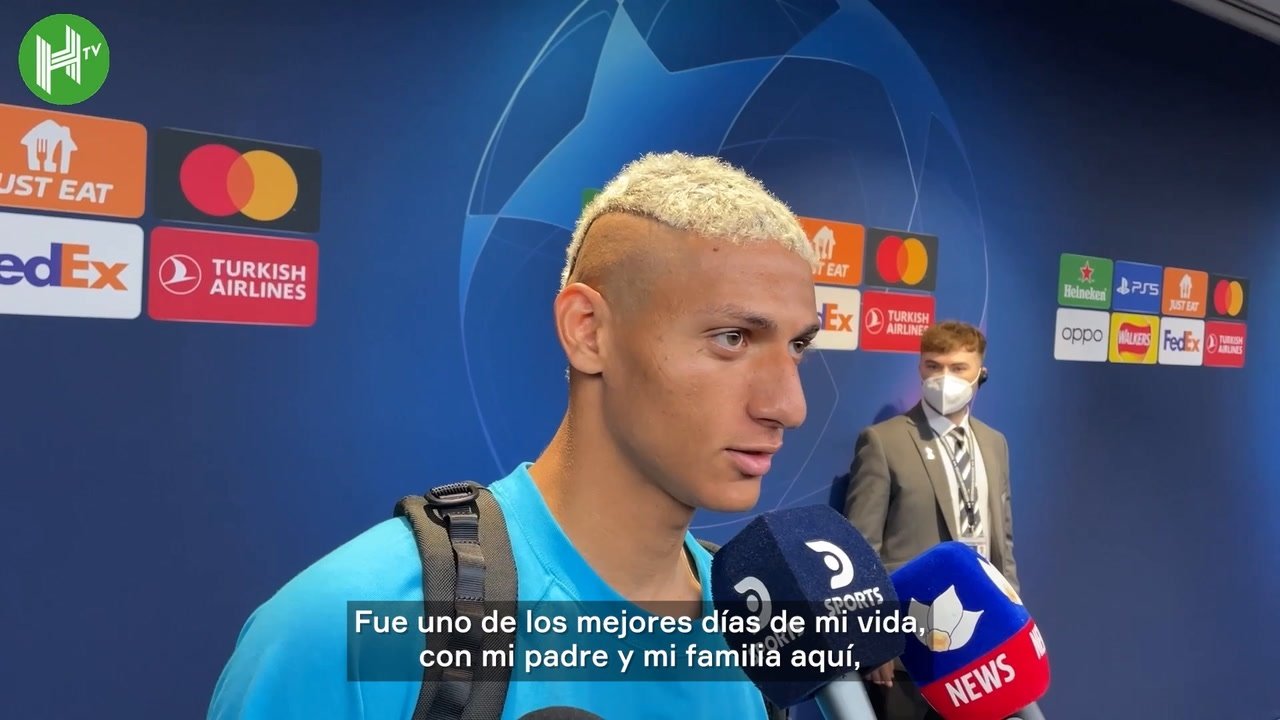 Richarlison habló tras su estreno goleador en Champions. DUGOUT