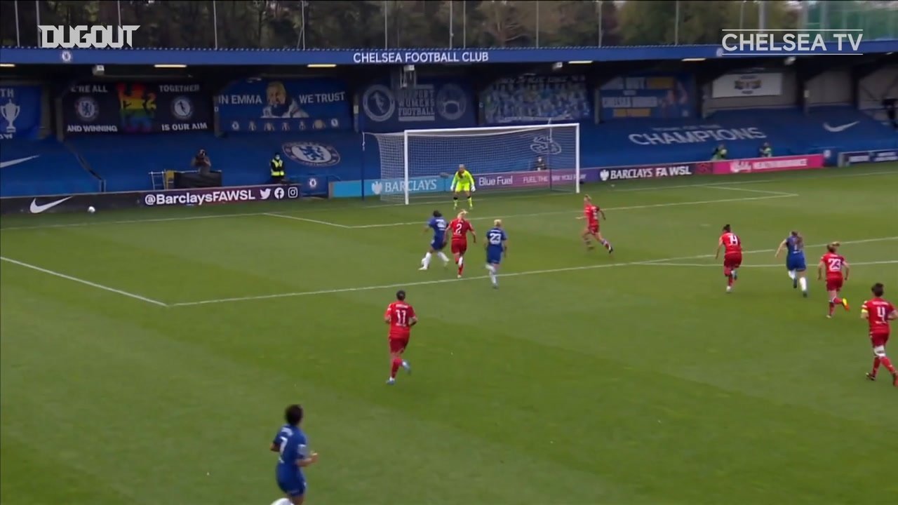 VIDEO: Kerr and Kirby fire Chelsea Women to Super League title