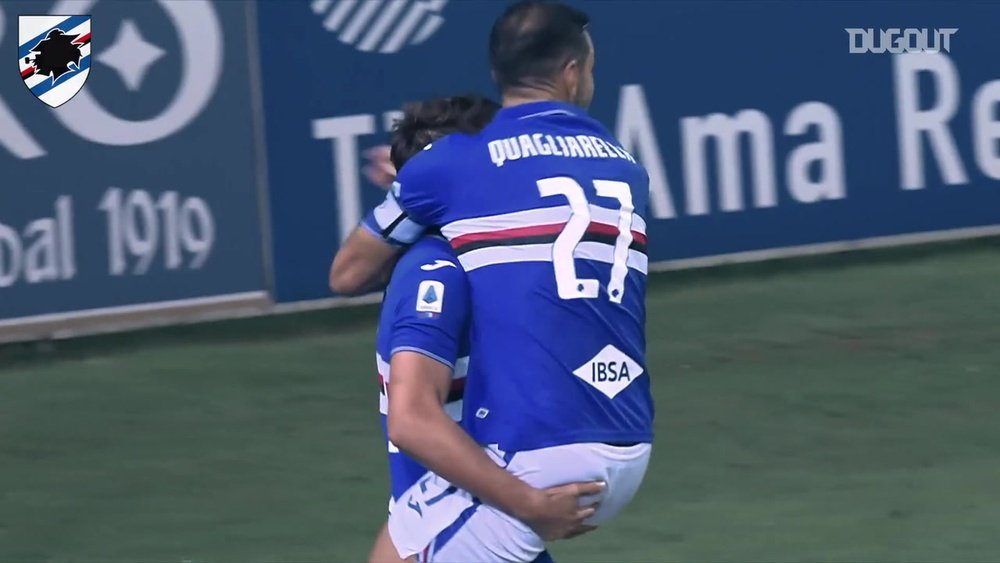 La belle relation Quagliarella-Ramirez à la Sampdoria. DUGOUT