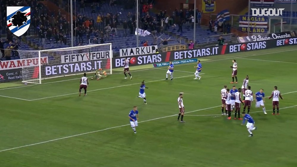 Sampdoria have scored some great goals v Torino in the past. DUGOUT