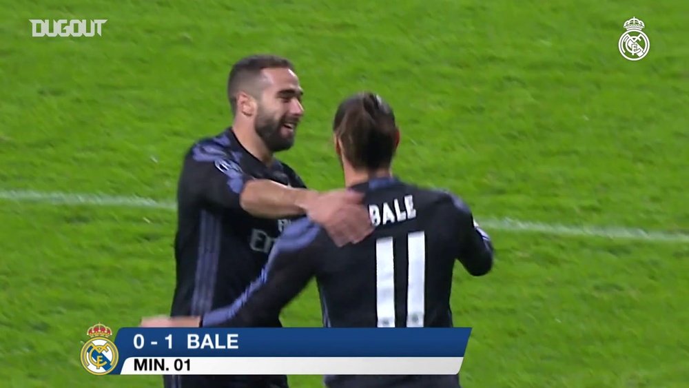 Le but splendide de Bale à Varsovie. DUGOUT