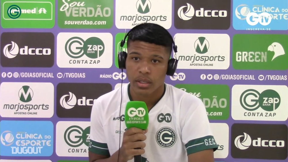 Vinícius Lopes comemora semanas cheias de treino no Goiás. DUGOUT