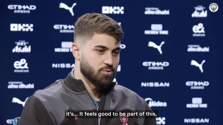 Gvardiol's first words as a Manchester City player
