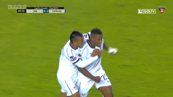 VIDEO: Valencia’s first goal for Liga de Quito